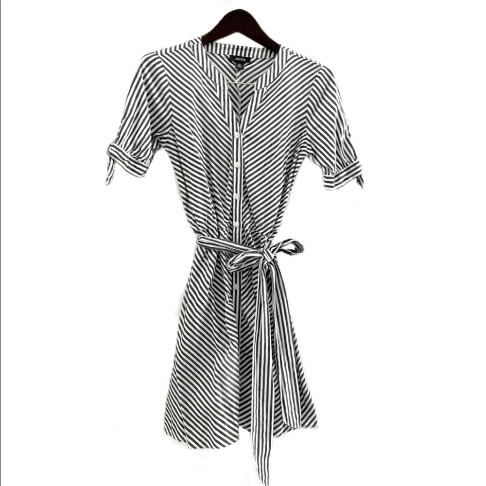 Alyx Women’s Striped Button Front Dress